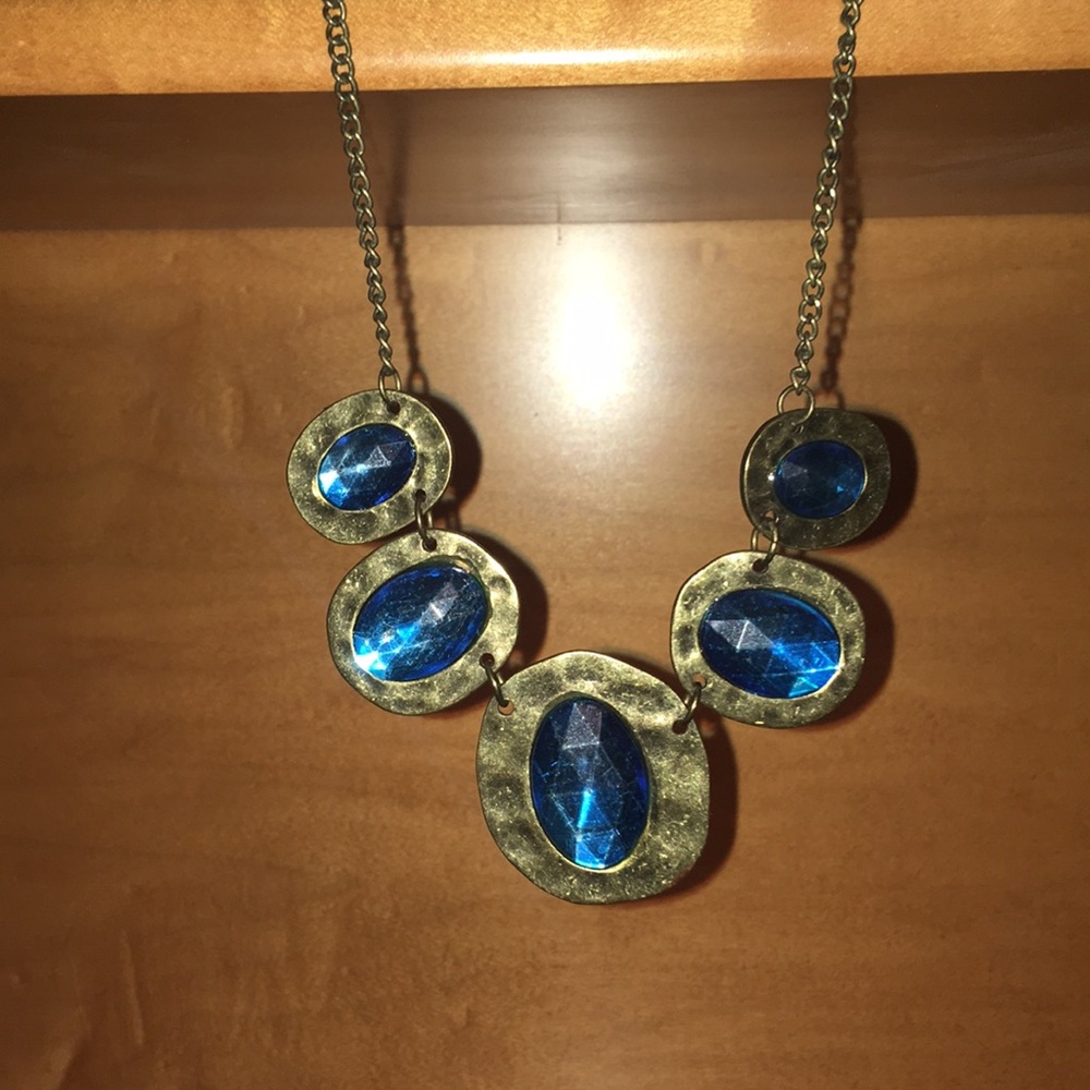 Blue Adjustable Necklace
